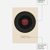 Herbst Vinyl Poster 1 – Felder frei wählbar