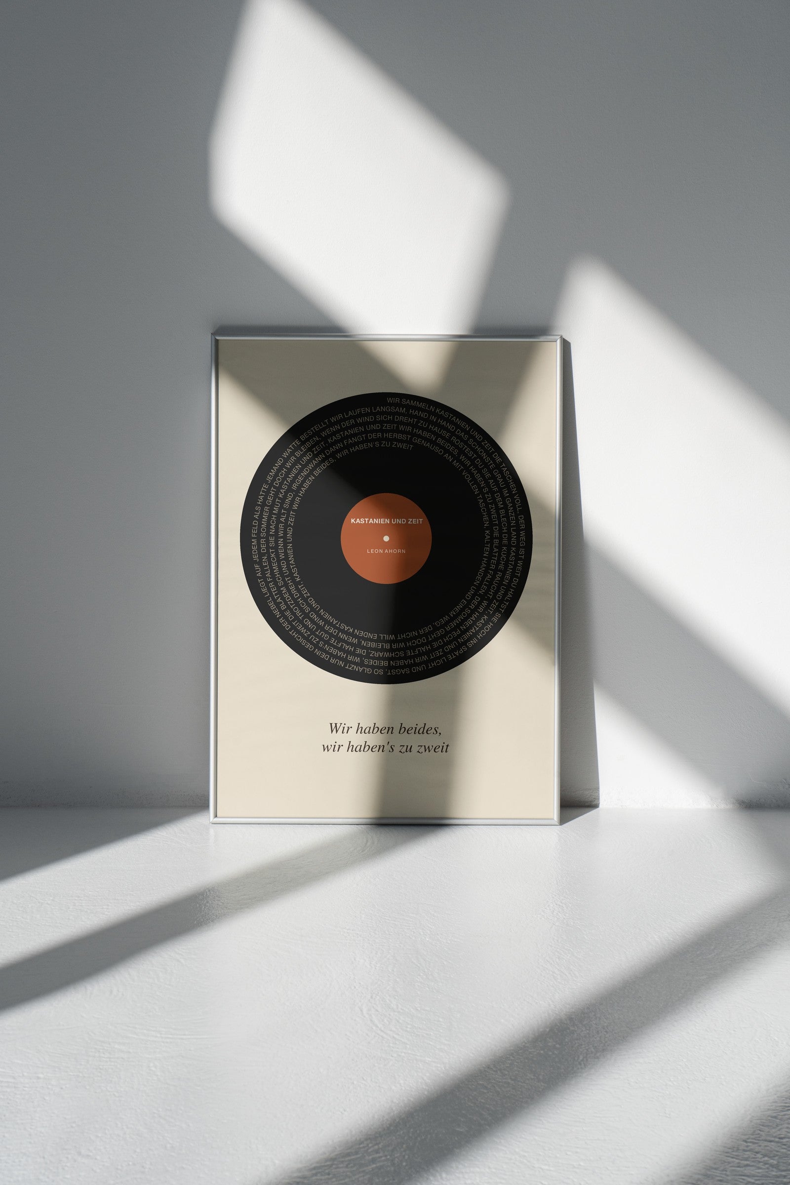 Herbst Vinyl Poster 1 – im Wohnzimmer