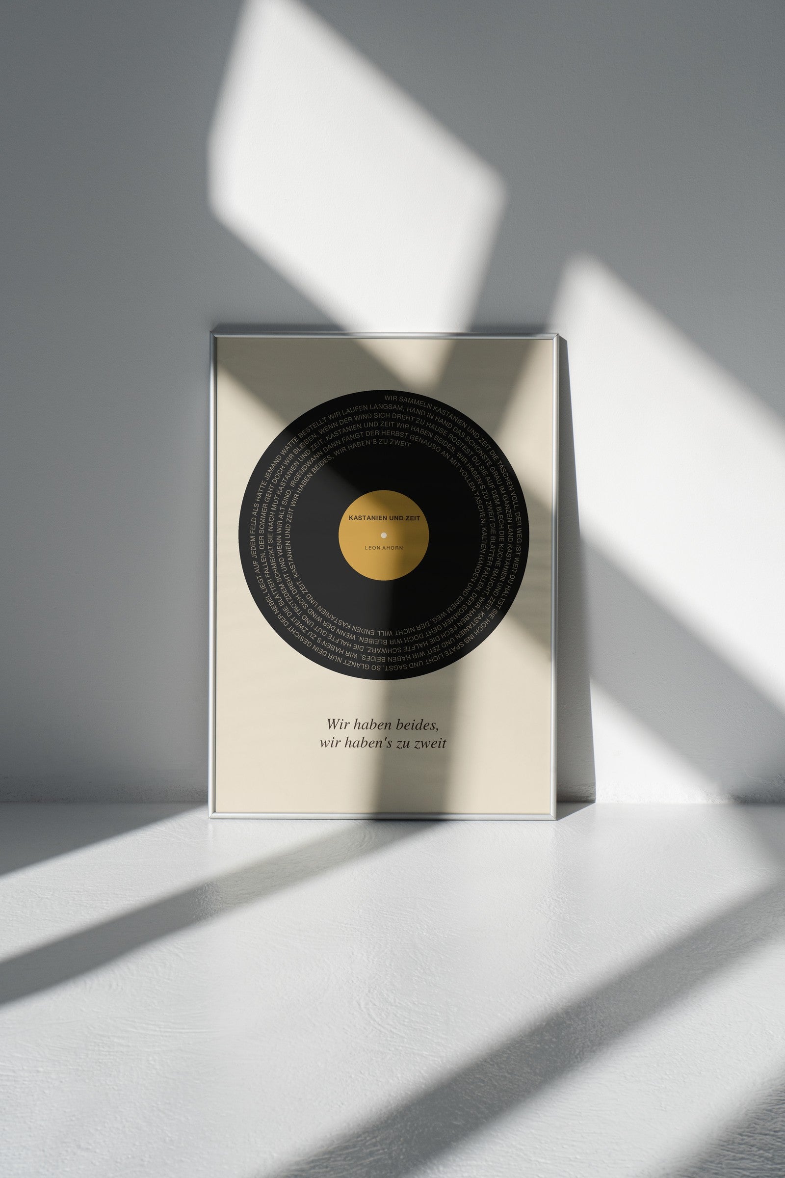 Herbst Vinyl Poster 1 – im Wohnzimmer