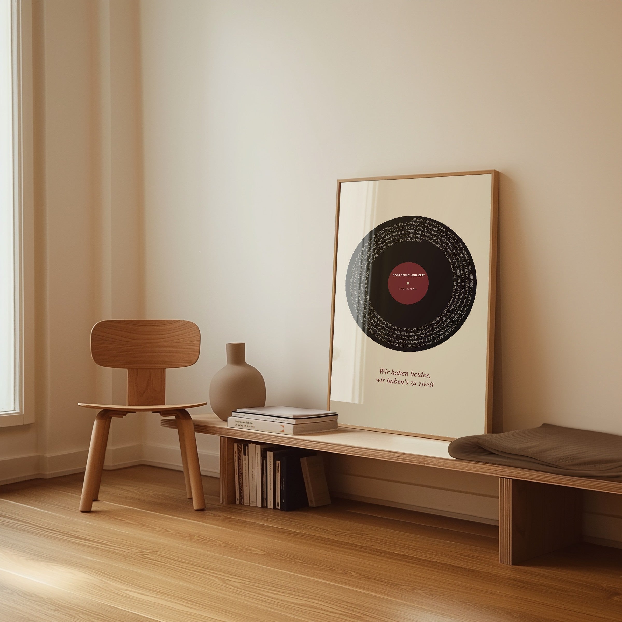 Herbst Vinyl Poster 1 – im Wohnzimmer
