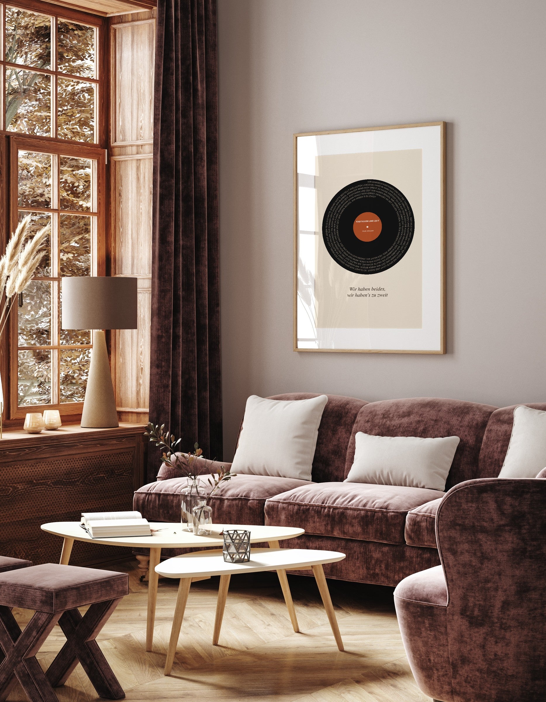 Herbst Vinyl Poster 1 – Raumansicht
