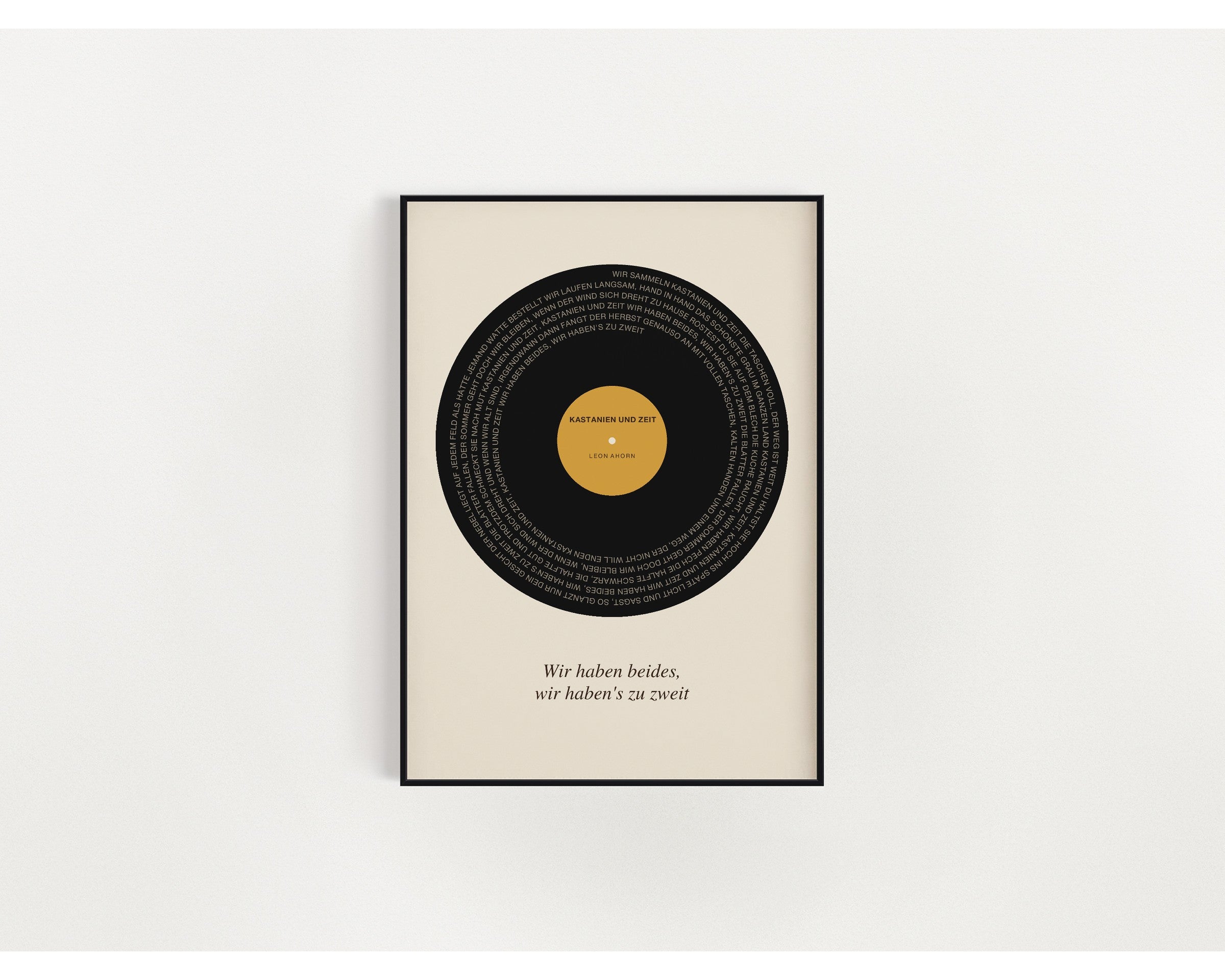 Herbst Vinyl Poster 1 – Raumansicht