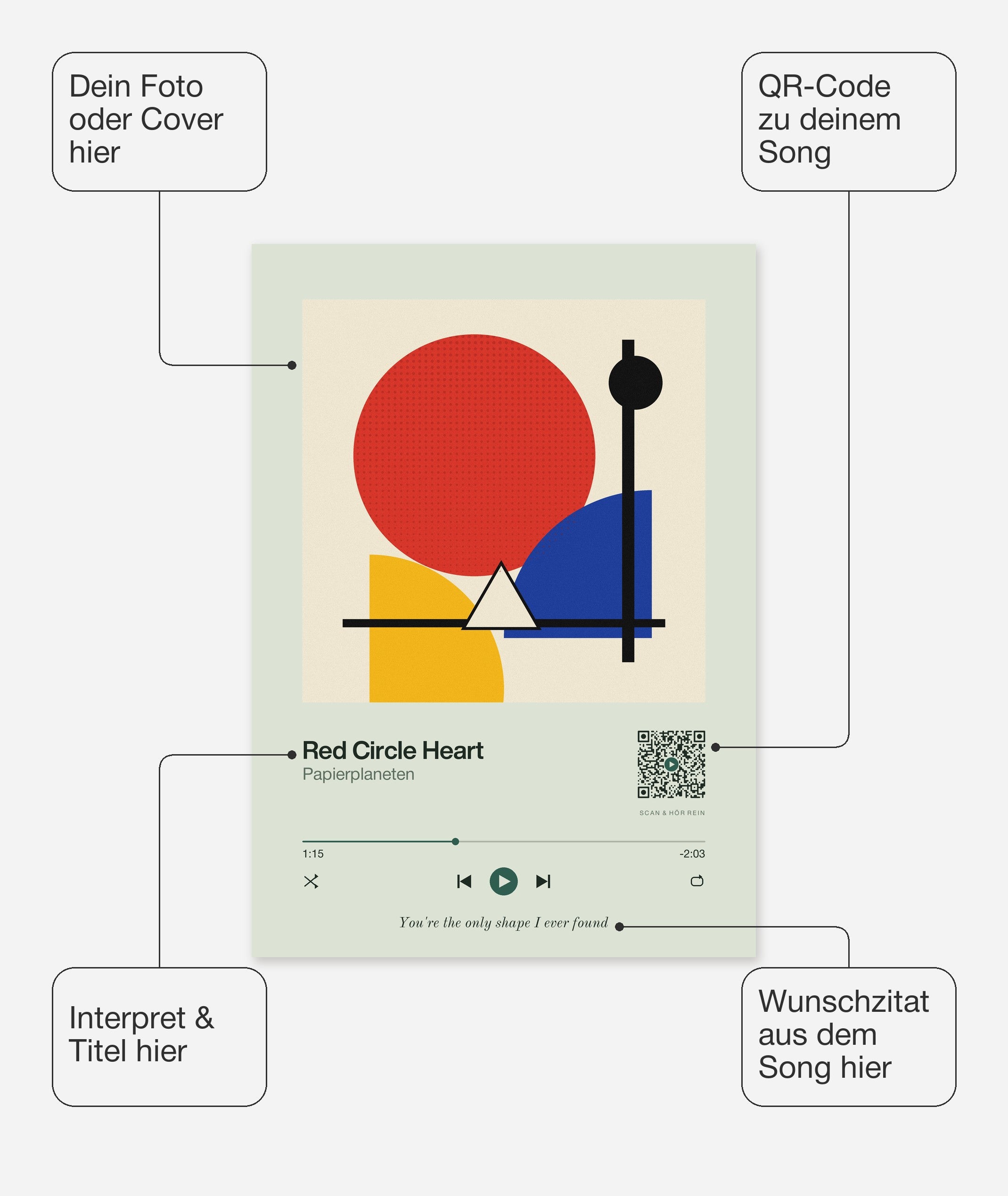 Song Player Poster 1 – Felder frei wählbar