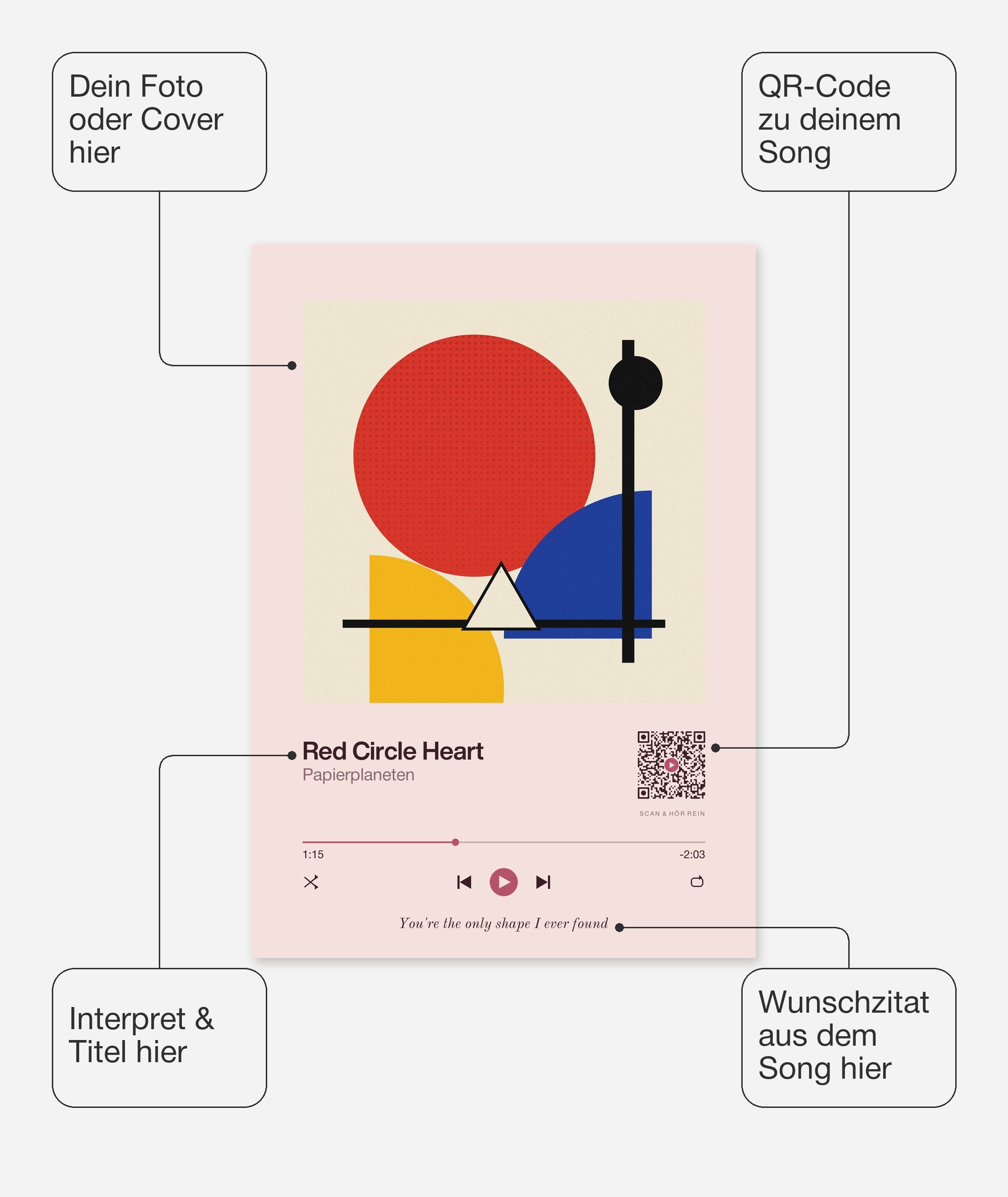 Song Player Poster 1 – Felder frei wählbar