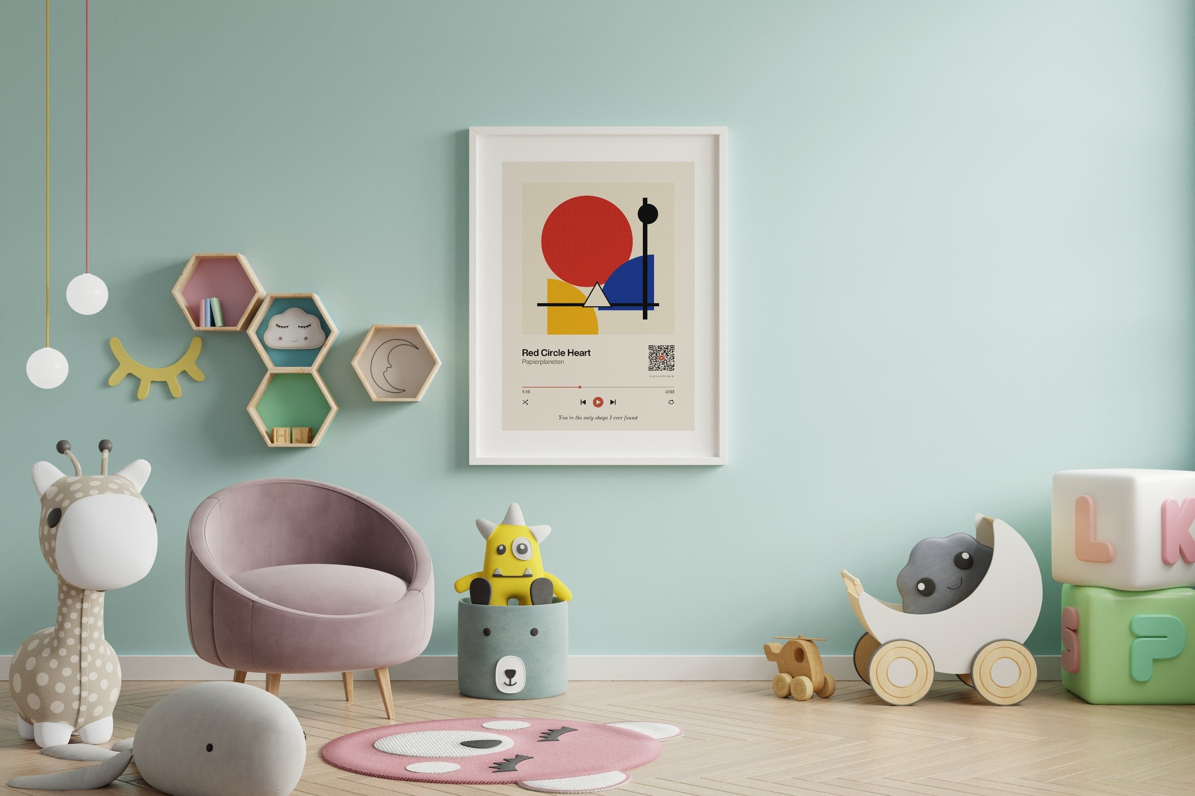 Song Player Poster 1 – im Wohnzimmer
