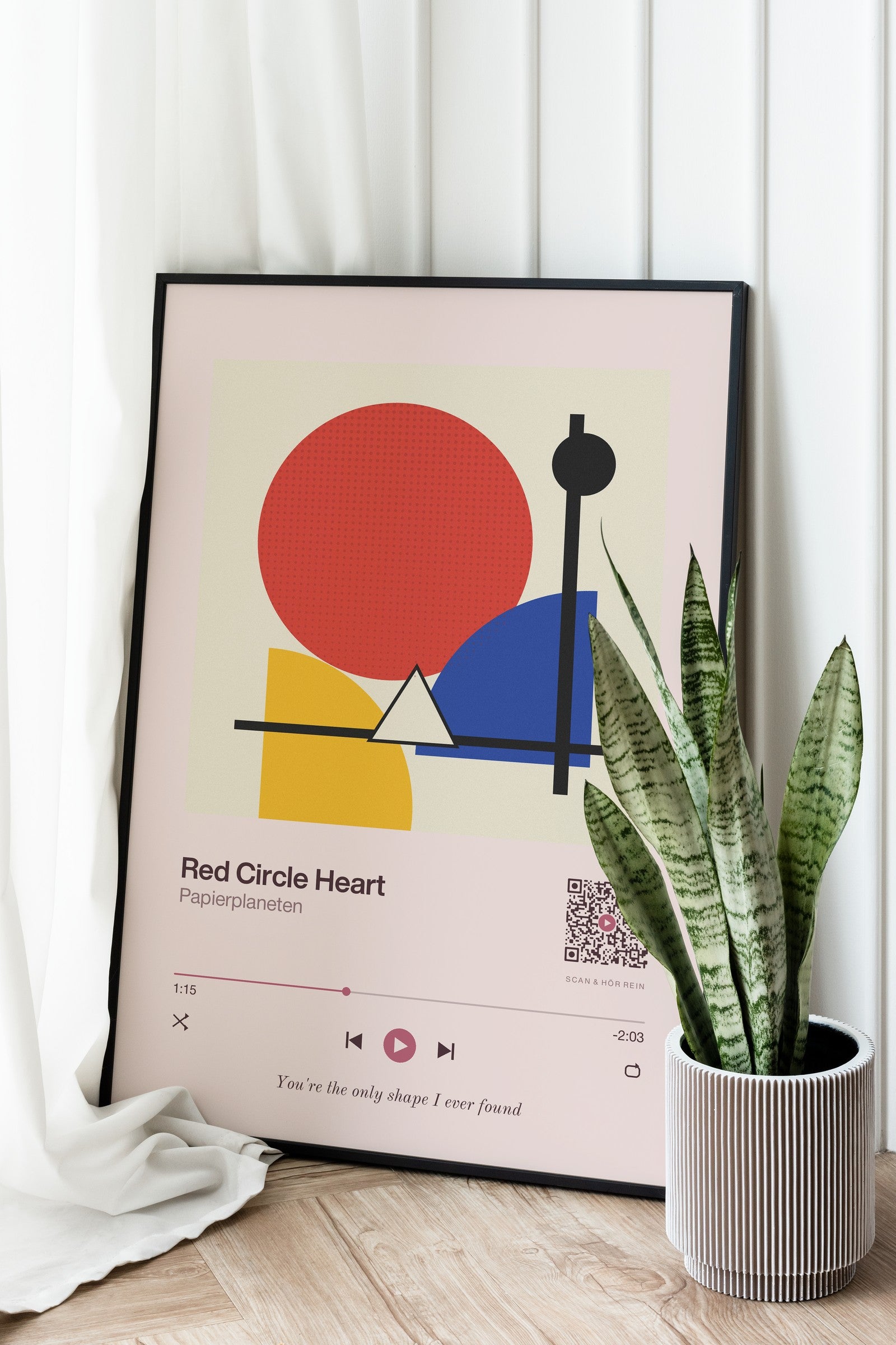 Song Player Poster 1 – im Wohnzimmer