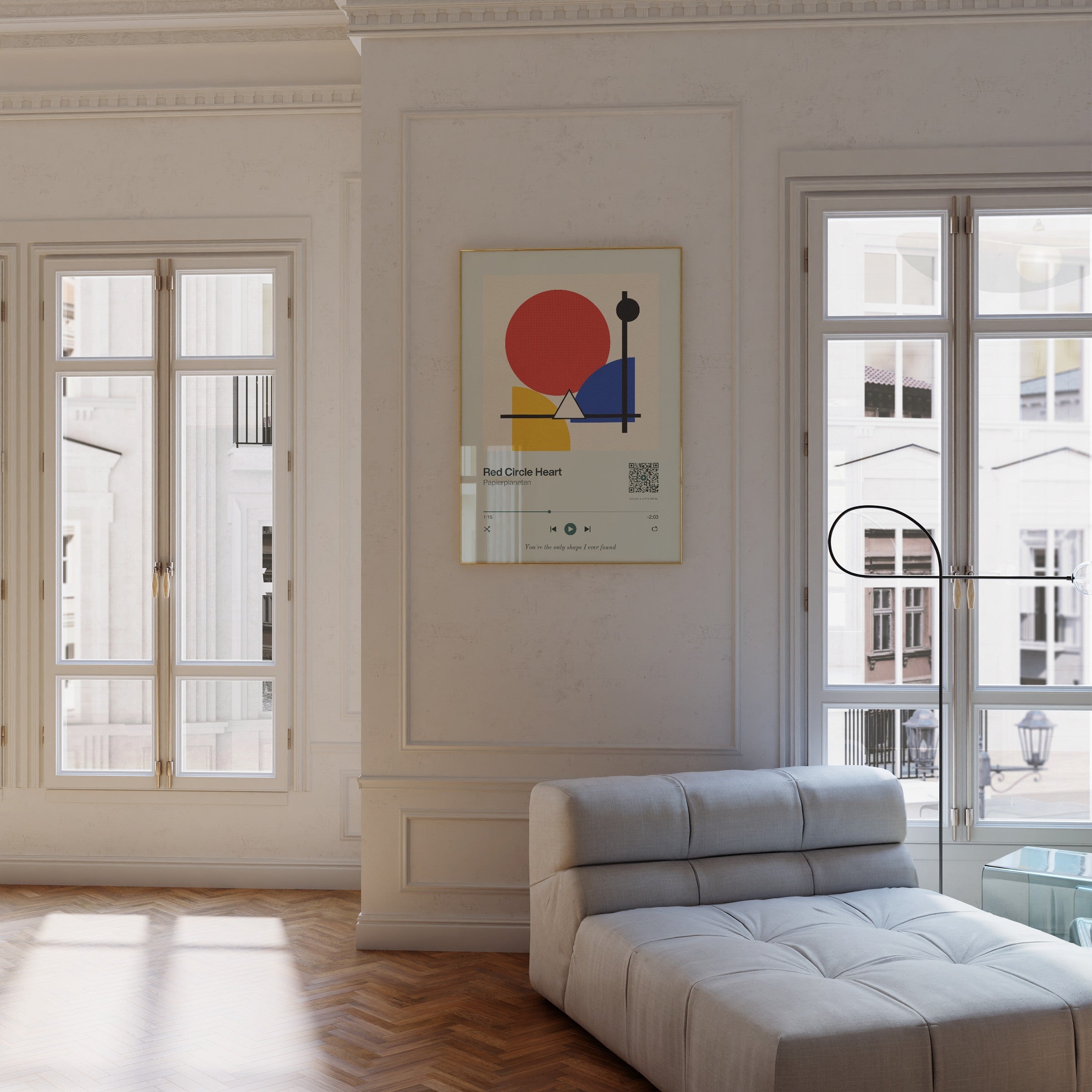 Song Player Poster 1 – an der Wand