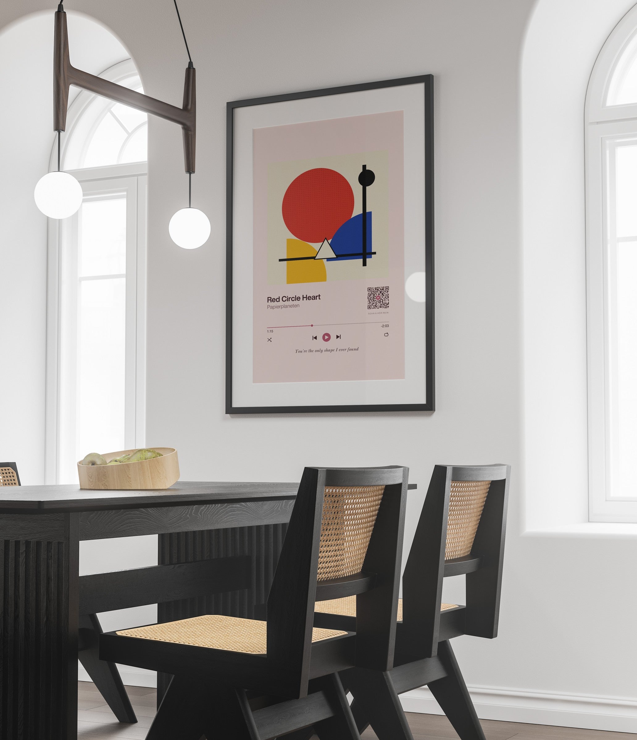 Song Player Poster 1 – an der Wand