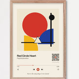 Song Player Poster 1 – Echtholzrahmen Natur