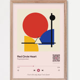Song Player Poster 1 – Echtholzrahmen Natur