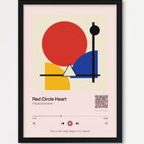 Song Player Poster 1 – Echtholzrahmen Schwarz