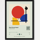 Song Player Poster 1 – Echtholzrahmen Schwarz
