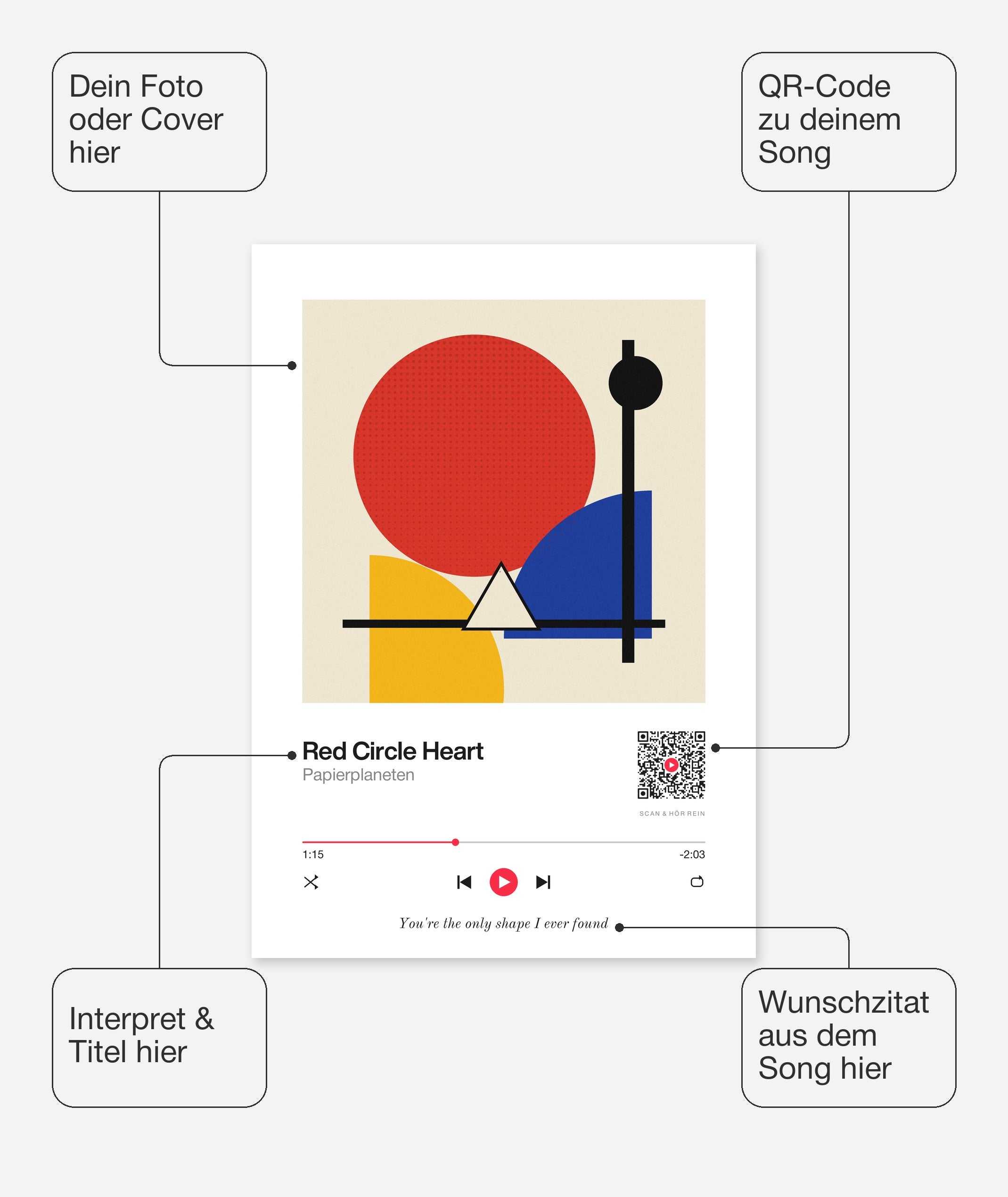 Song Player Poster 1 – Felder frei wählbar