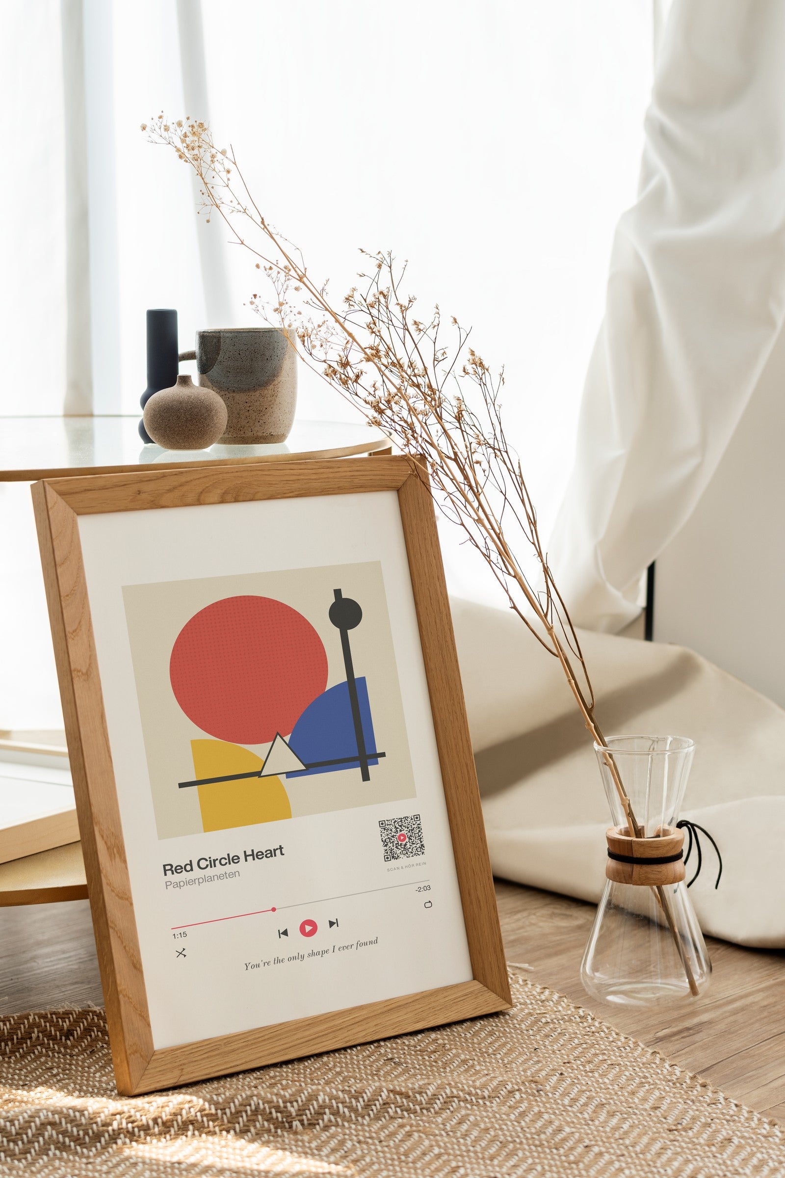 Song Player Poster 1 – an der Wand