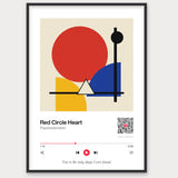 Song Player Poster 1 – Aluminiumrahmen Schwarz