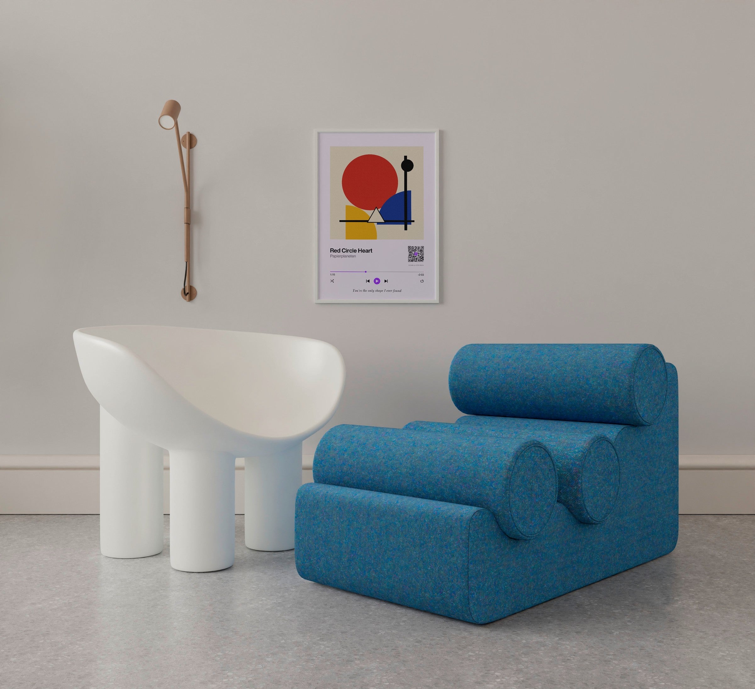 Song Player Poster 1 – im Wohnzimmer