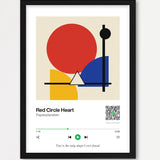 Song Player Poster 1 – Echtholzrahmen Schwarz