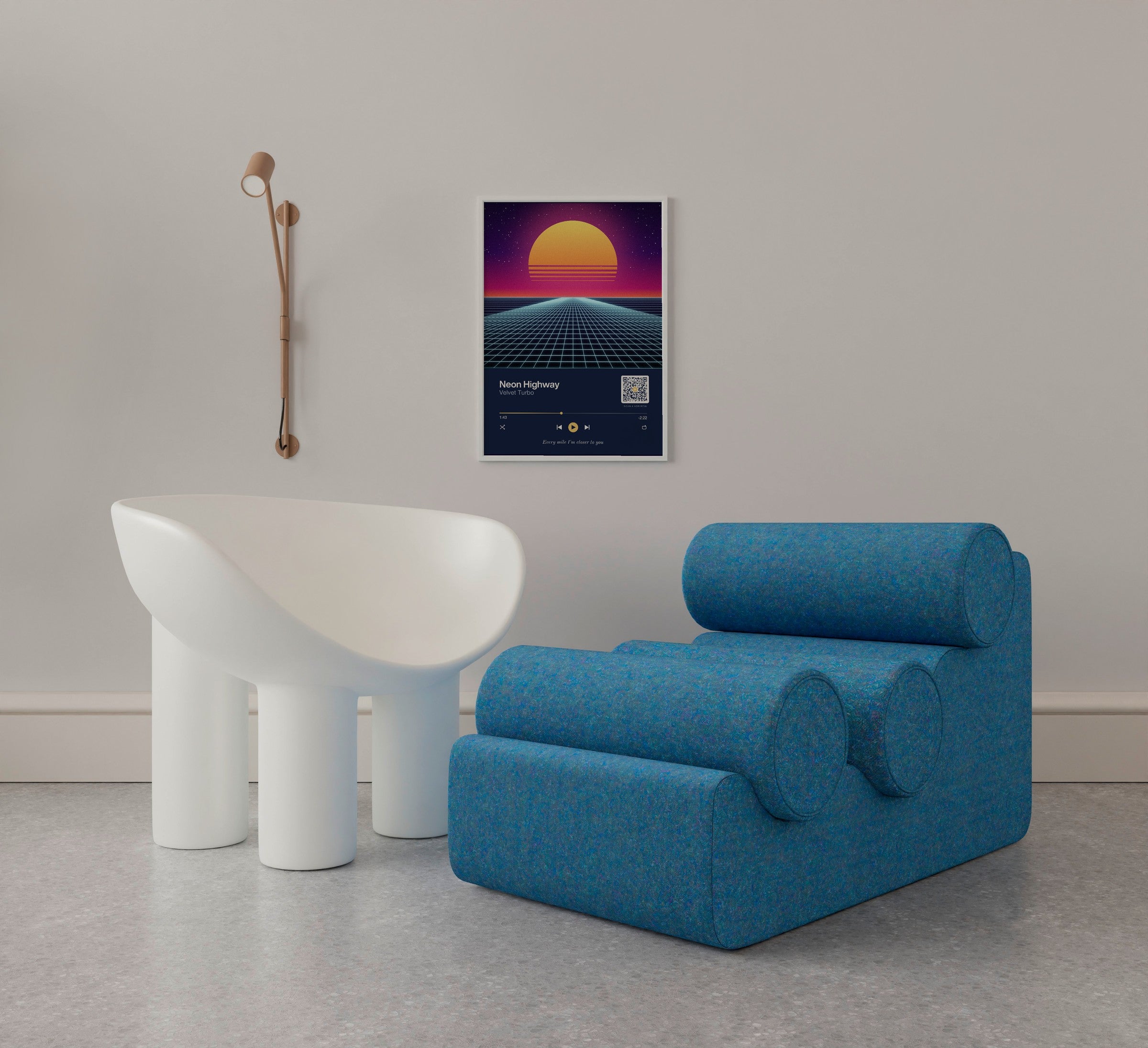 Song Player Poster 2 – im Wohnzimmer
