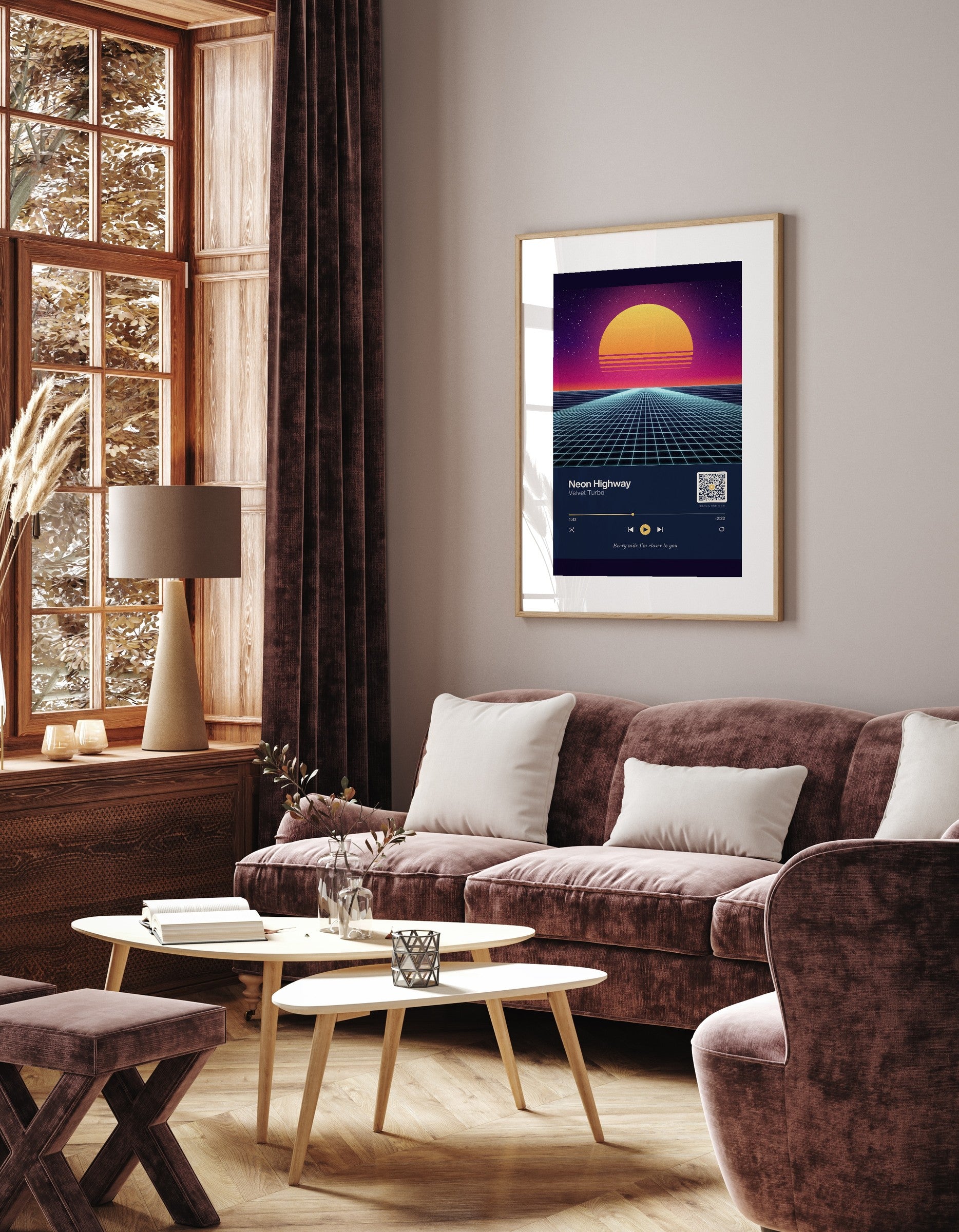Song Player Poster 2 – an der Wand