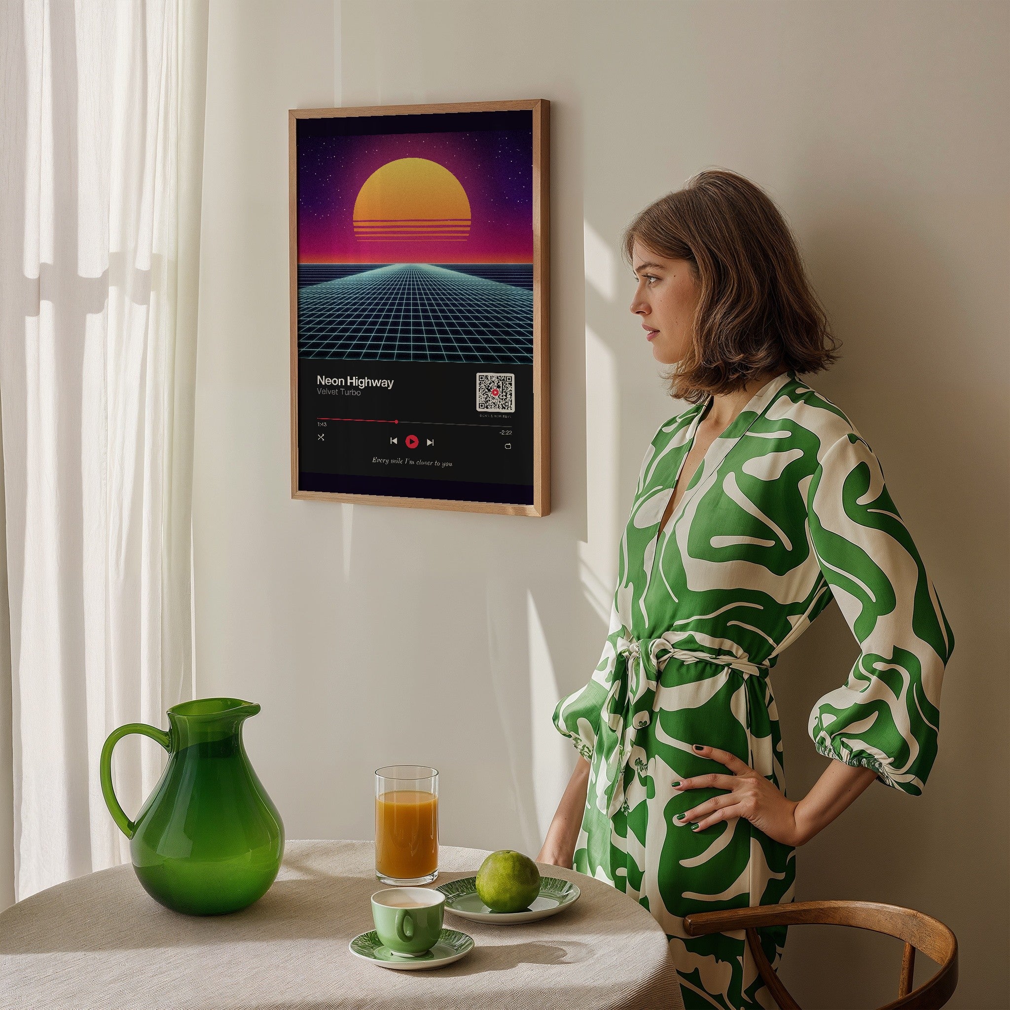 Song Player Poster 2 – im Wohnzimmer