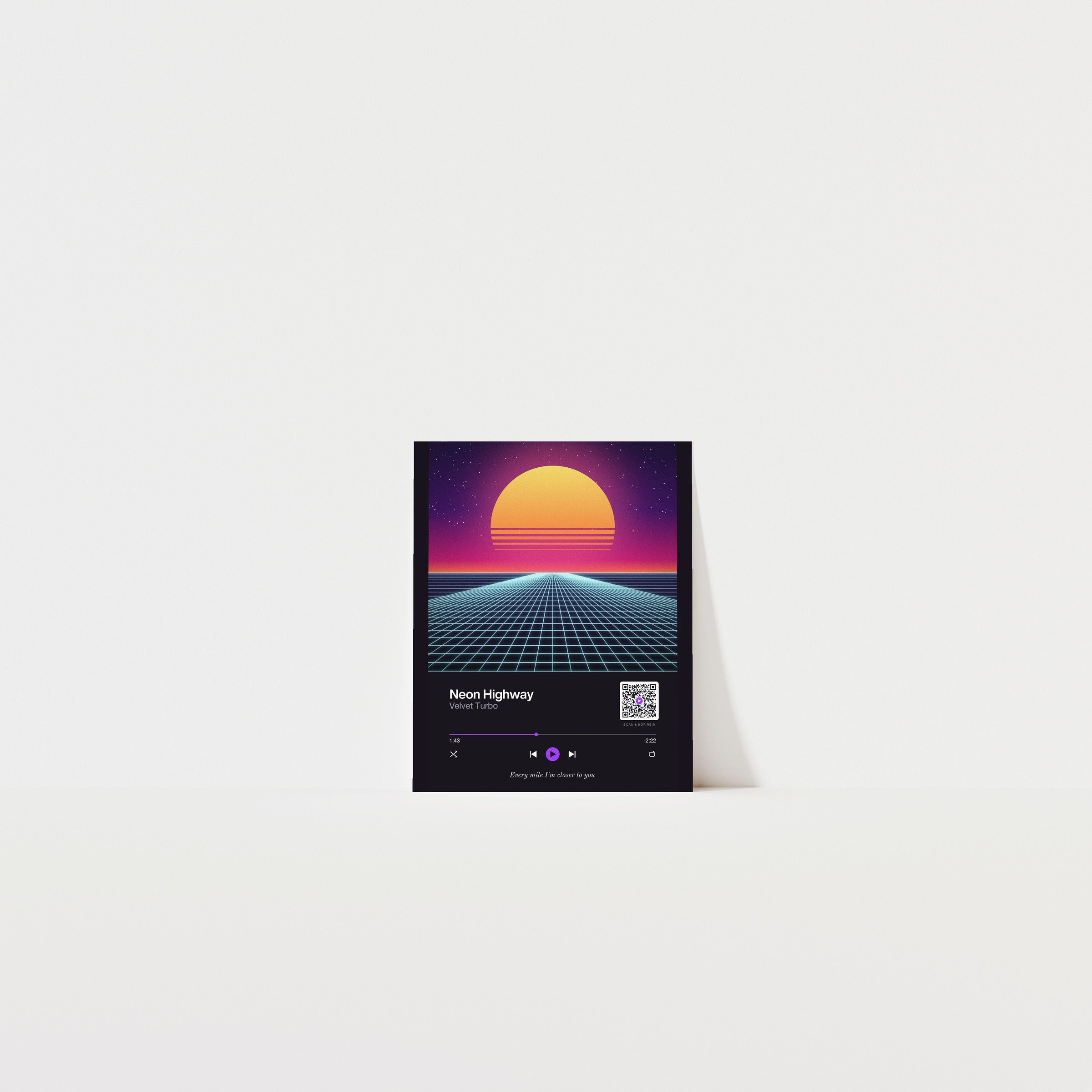 Song Player Poster 2 – Raumansicht