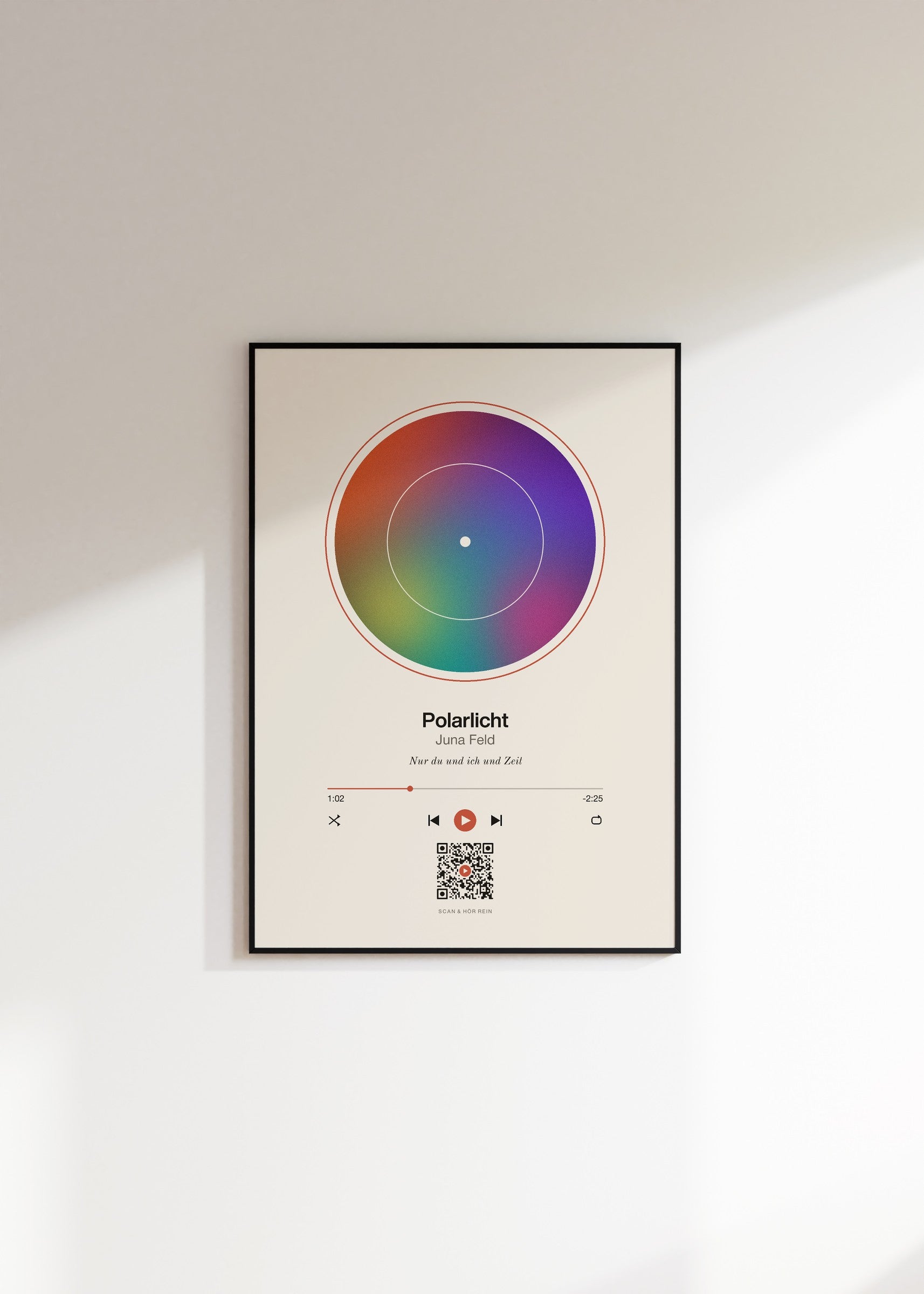 Song Player Poster 3 – an der Wand