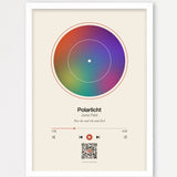 Song Player Poster 3 – Echtholzrahmen Weiß