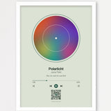 Song Player Poster 3 – Echtholzrahmen Weiß
