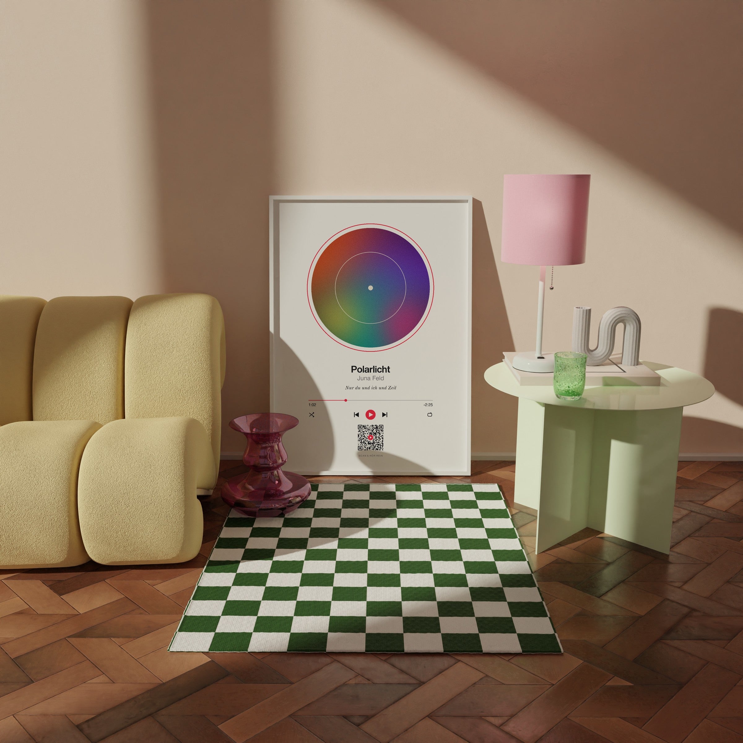 Song Player Poster 3 – im Wohnzimmer
