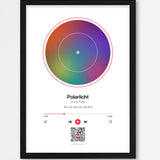 Song Player Poster 3 – Echtholzrahmen Schwarz
