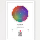 Song Player Poster 3 – Echtholzrahmen Weiß
