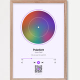 Song Player Poster 3 – Echtholzrahmen Natur