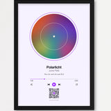Song Player Poster 3 – Echtholzrahmen Schwarz