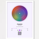 Song Player Poster 3 – Echtholzrahmen Weiß