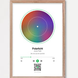 Song Player Poster 3 – Echtholzrahmen Natur