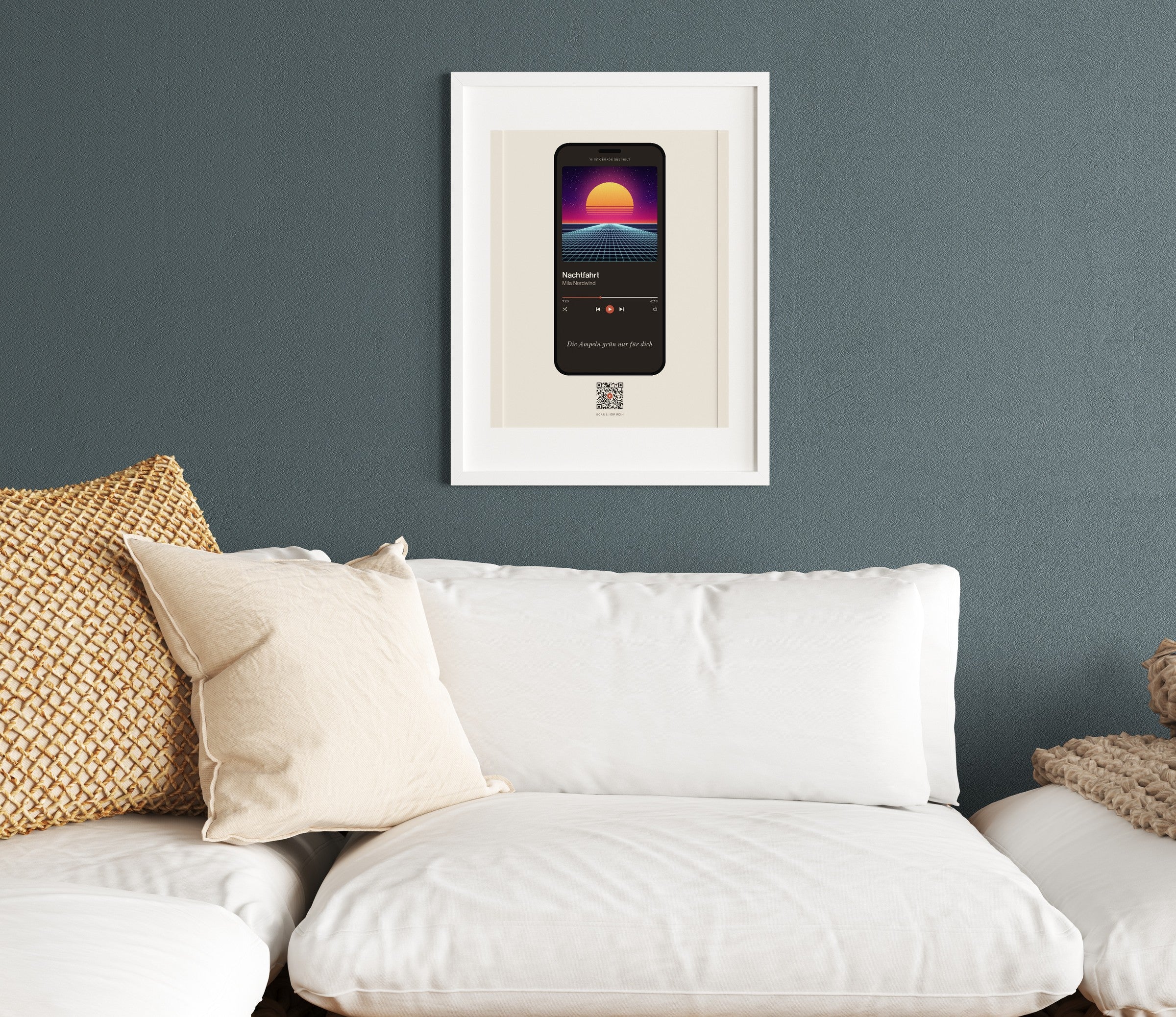 Song Player Poster 4 – im Wohnzimmer