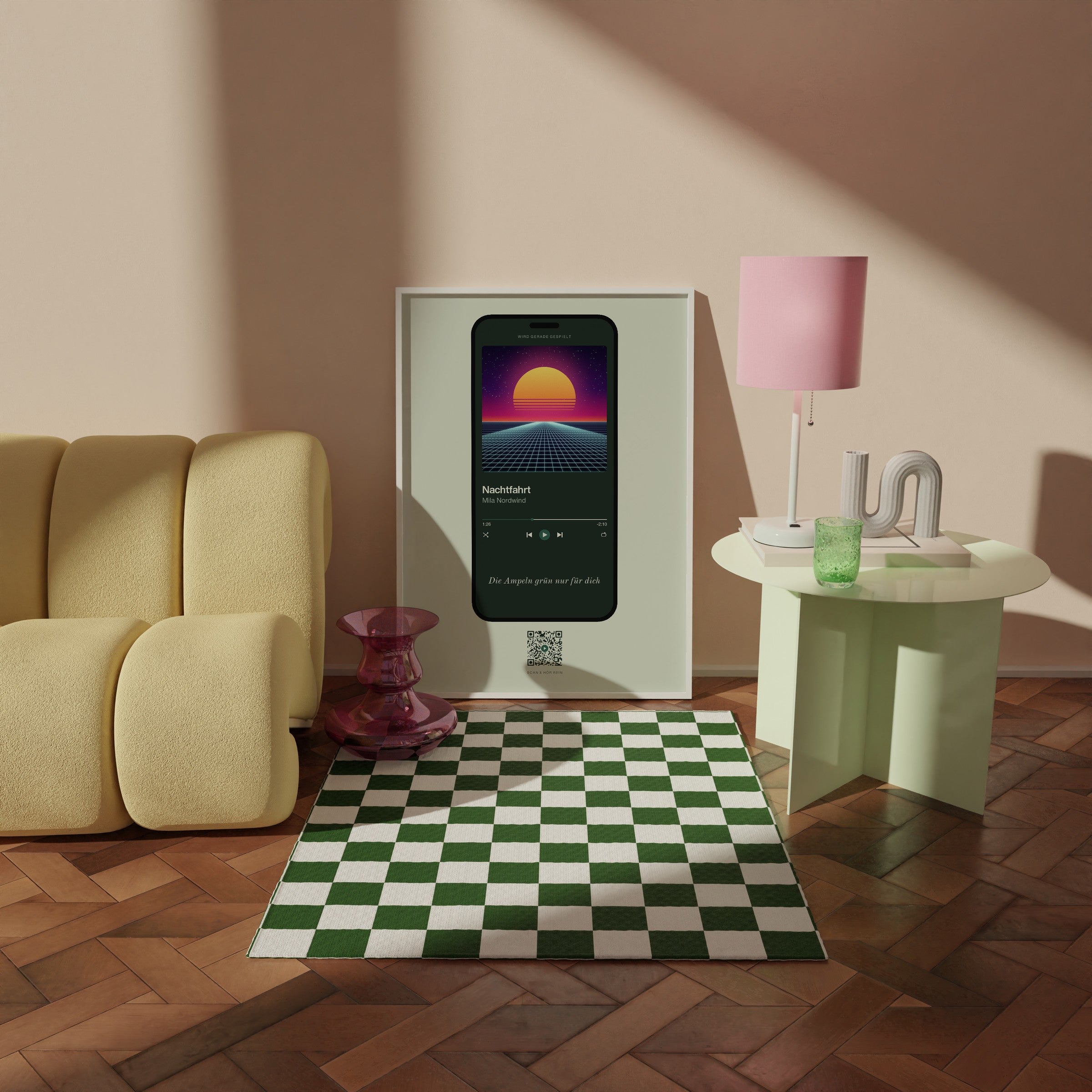 Song Player Poster 4 – an der Wand