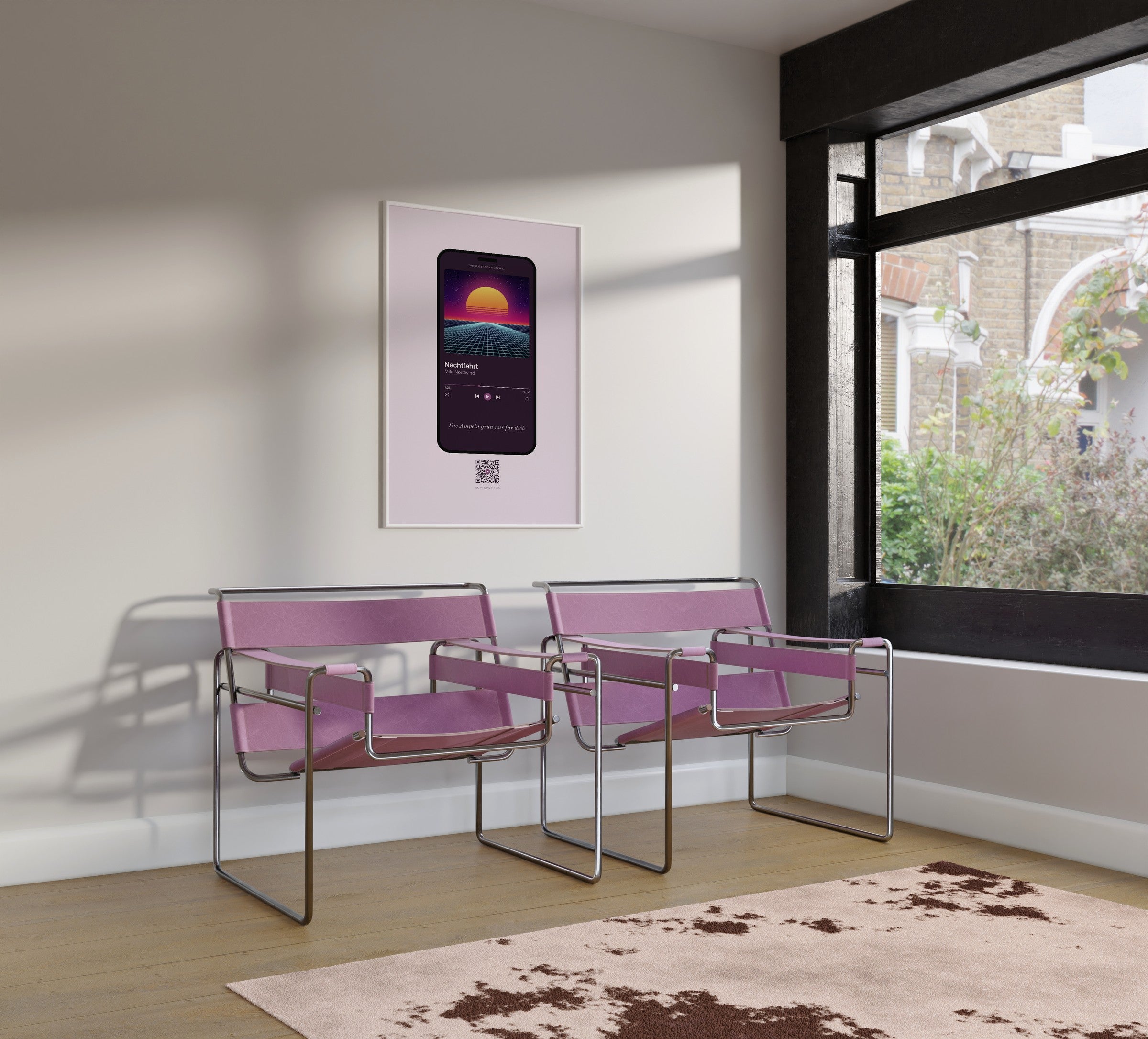 Song Player Poster 4 – an der Wand