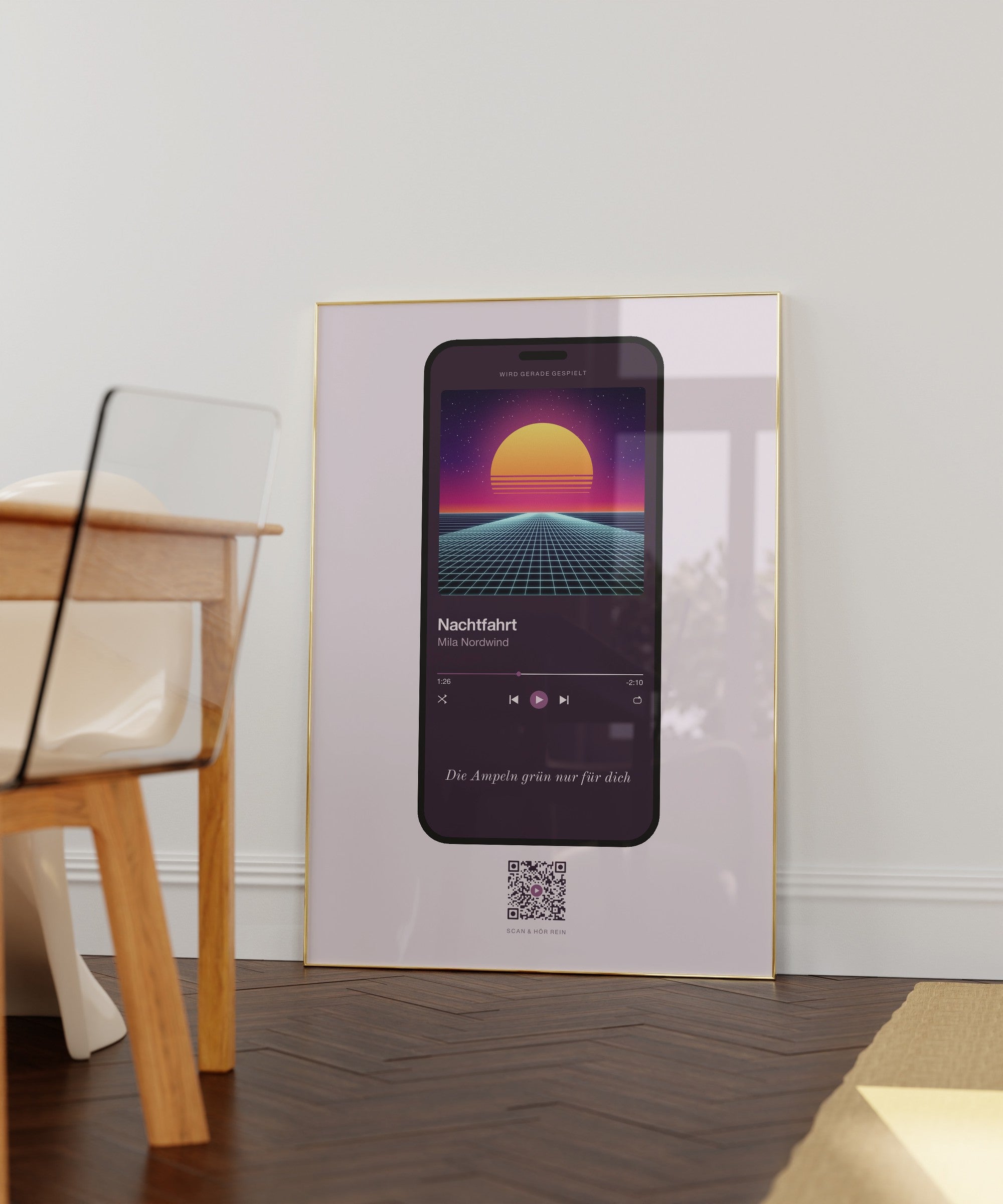 Song Player Poster 4 – Raumansicht