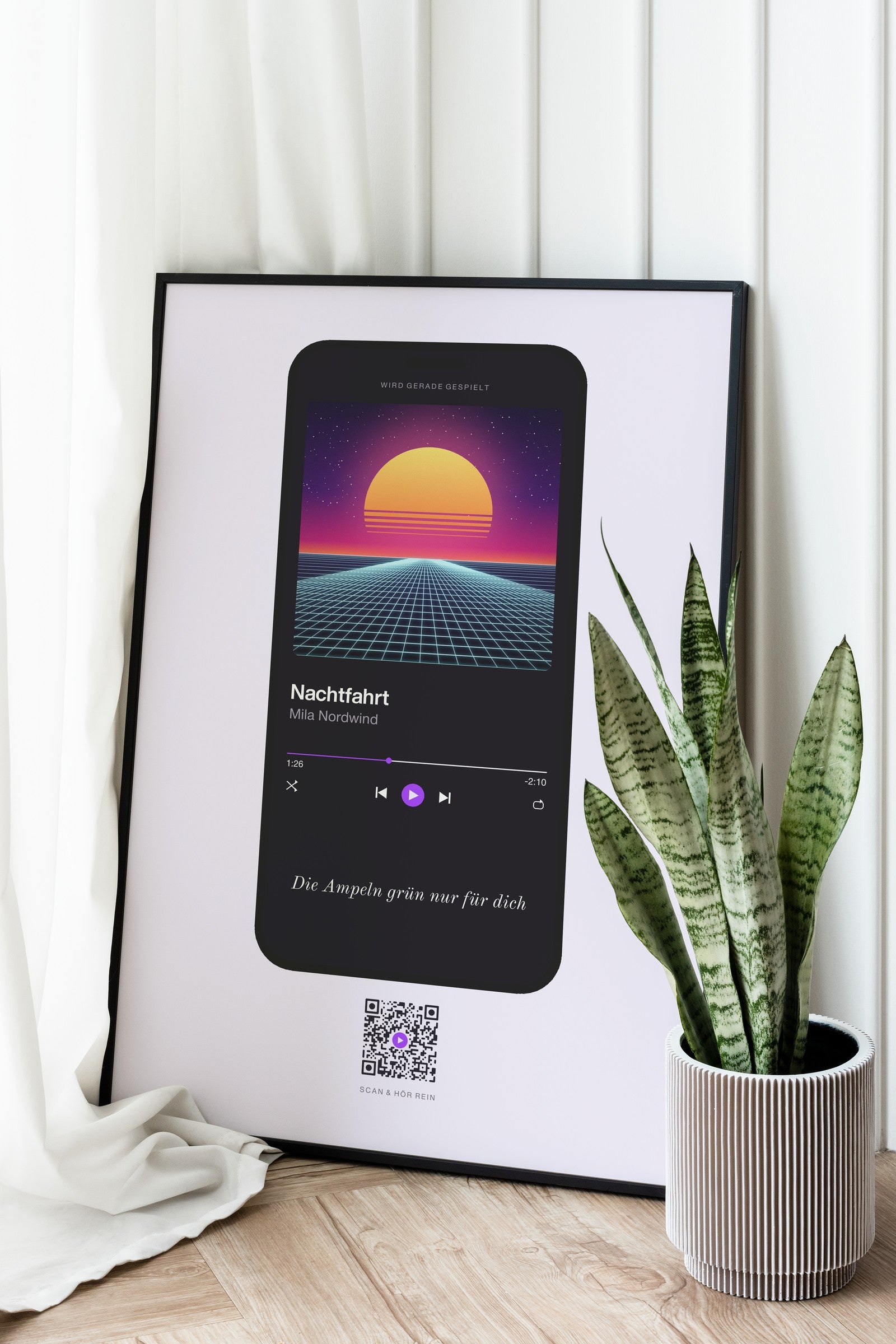 Song Player Poster 4 – Raumansicht