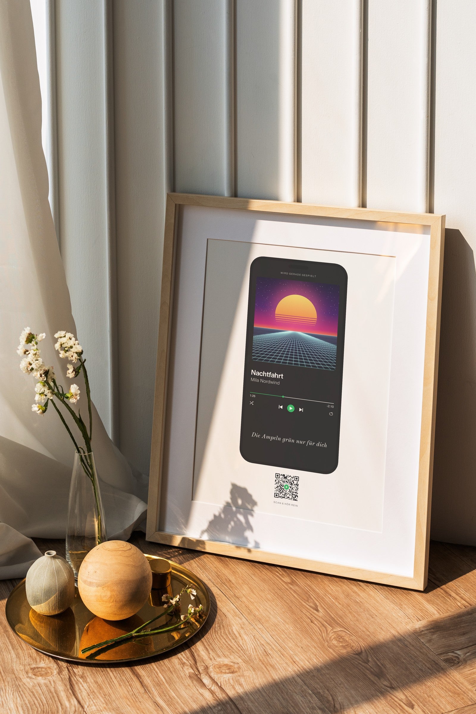 Song Player Poster 4 – im Wohnzimmer