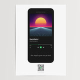 Song Player Poster 4 – an der Wand