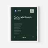Song Player Poster 5 – an der Wand