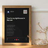 Song Player Poster 5 – im Wohnzimmer