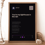 Song Player Poster 5 – an der Wand
