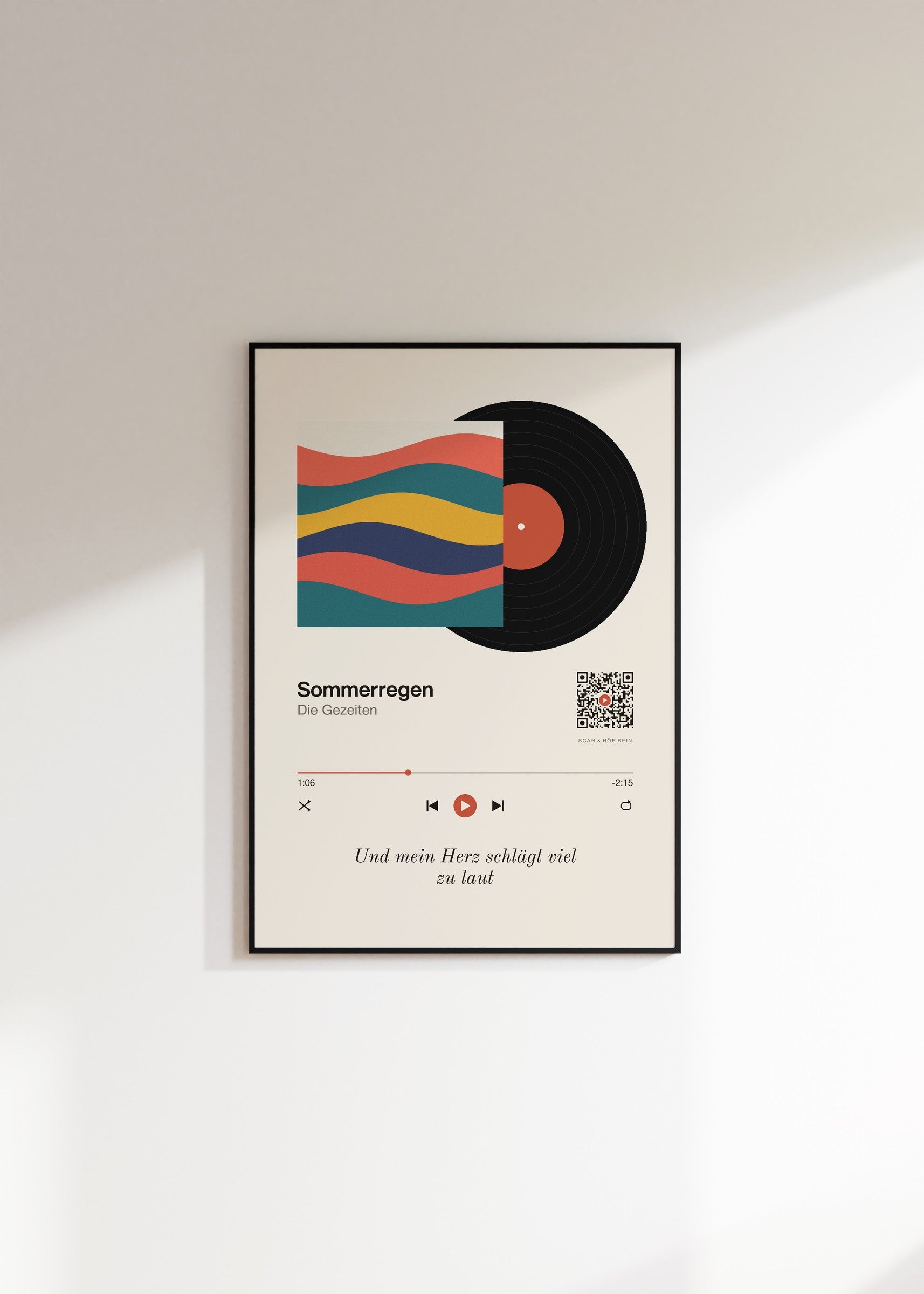 Song Player Poster 6 – im Wohnzimmer