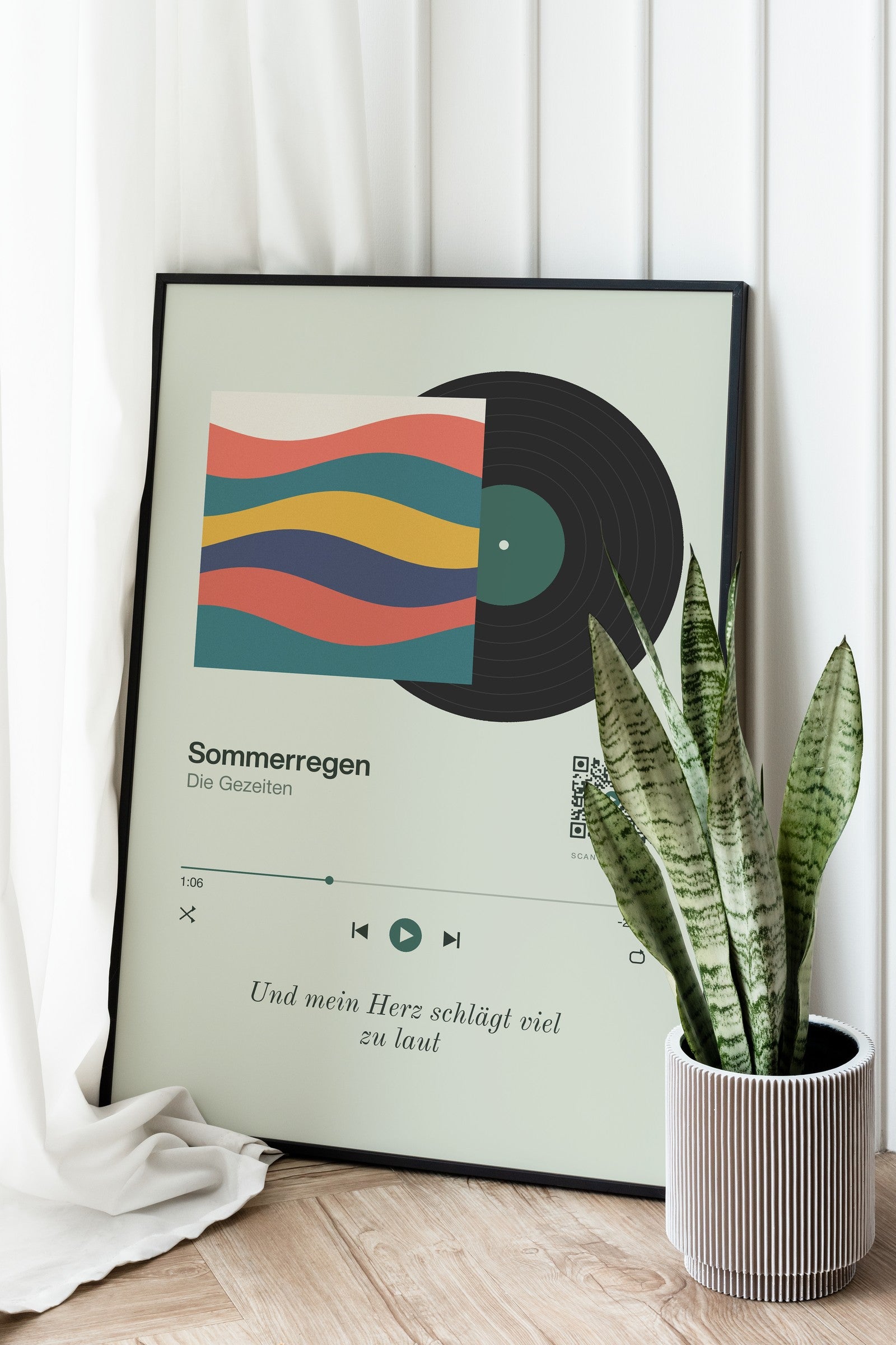Song Player Poster 6 – im Wohnzimmer
