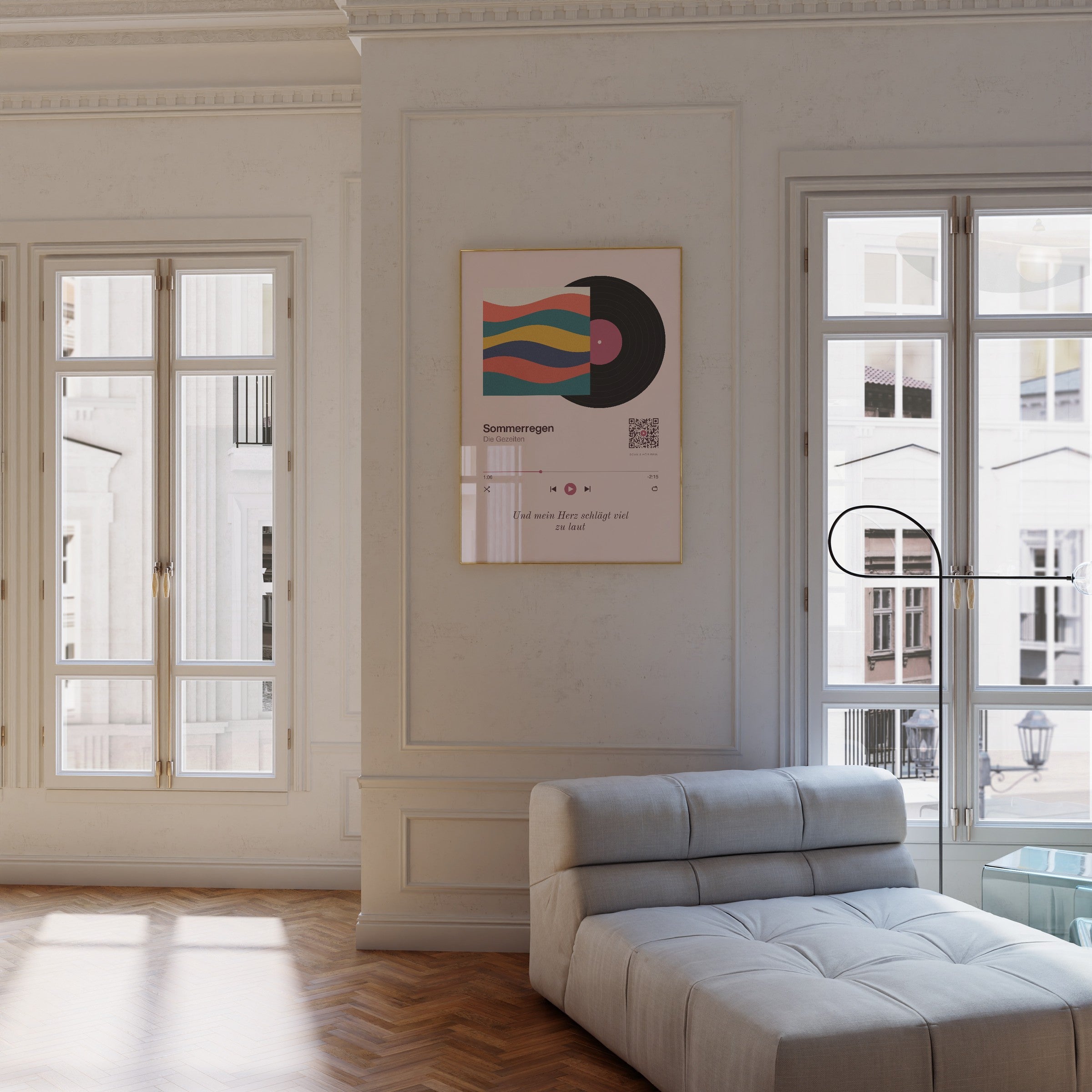 Song Player Poster 6 – im Wohnzimmer