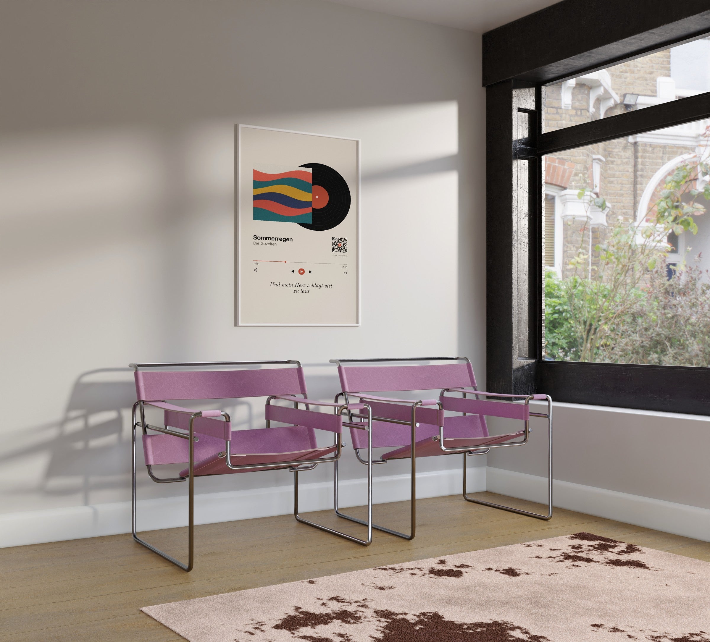 Song Player Poster 6 – an der Wand