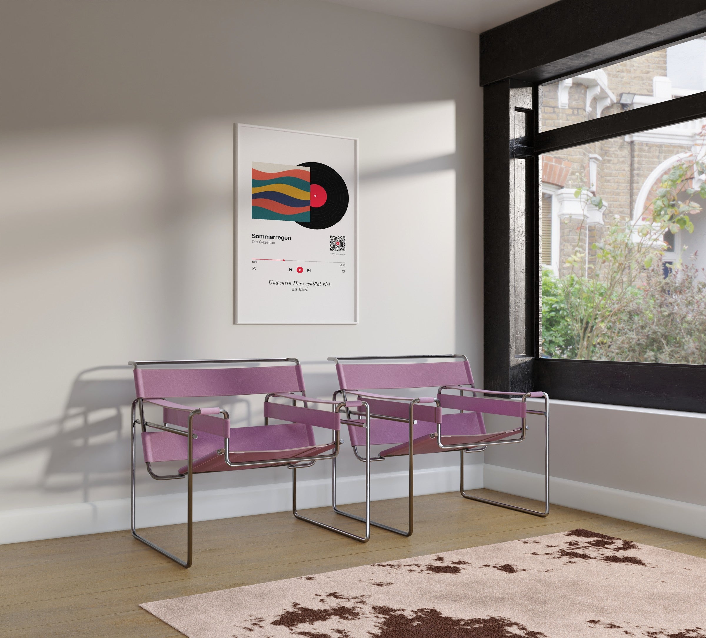 Song Player Poster 6 – im Wohnzimmer